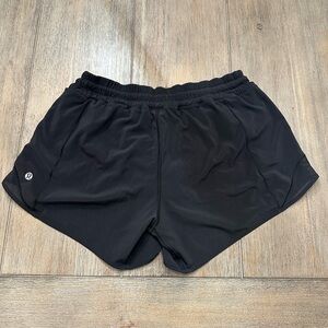 Lululemon Hotty Hot Shorts Black 4” | Size 6